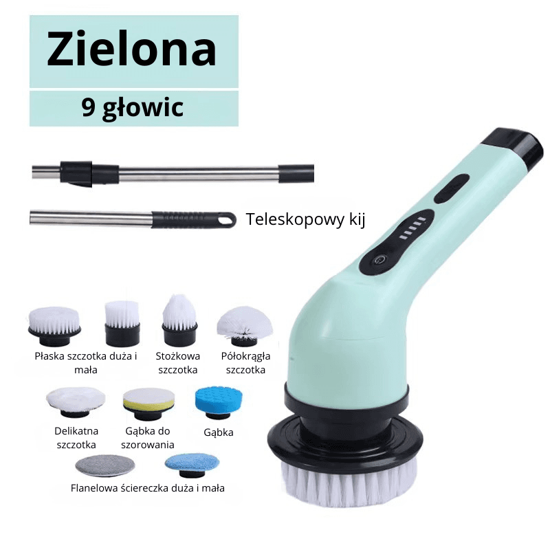 9 w 1 Elektryczna szczotka do sprzątania