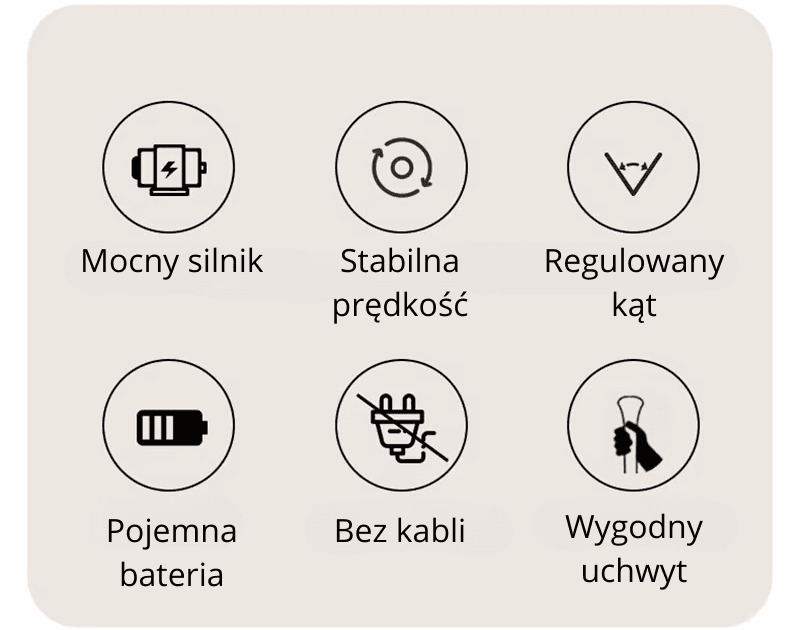 9 w 1 Elektryczna szczotka do sprzątania